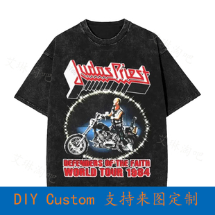 Judas Priest Vintage Oversized T-Shirt Defenders Of Faith 19