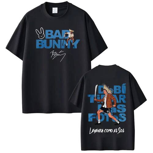 Rapper Bad Bunny Tour 2025 Debi Tirar Mas Fotos DTMF Merch T