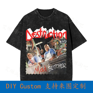 2001 Destruction Vintage Oversized T-Shirt Rare Band Heavy M