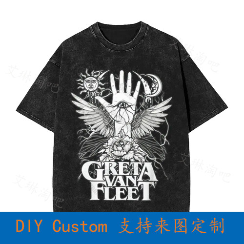 Greta Van Fleet Poster Vintage  T-Shirt V7O6