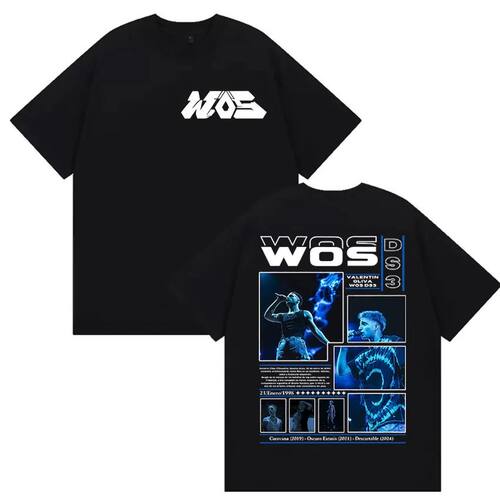 Rapper Wos Ds3 Tour 2025 New Album Merch T-Shirt Men Clothin