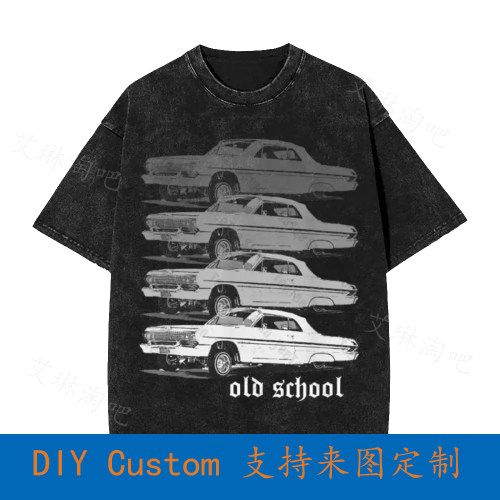 Old School Lowrider Cholo Gangster Vintage Oversized T-Shirt