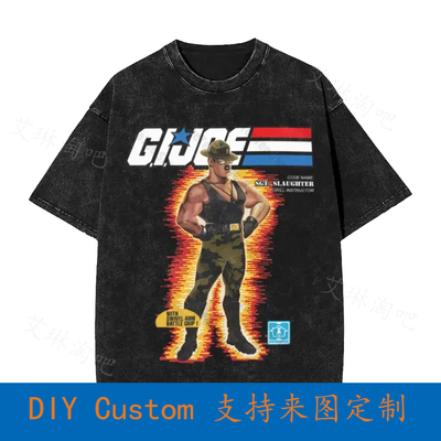 Box Art Sgt Slaughter Gi Joe  Oversized T-Shirt 7SAD