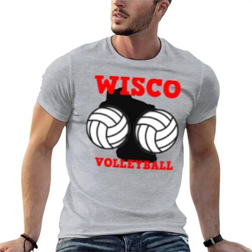 WI Volleyball T-Shirt oversized graphic tee sweat street wea