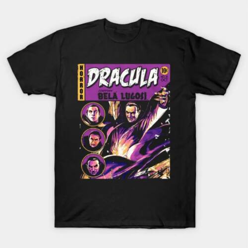 Bela Lugosi Dracula Comic T-shirt For Men Women 100% Cotton