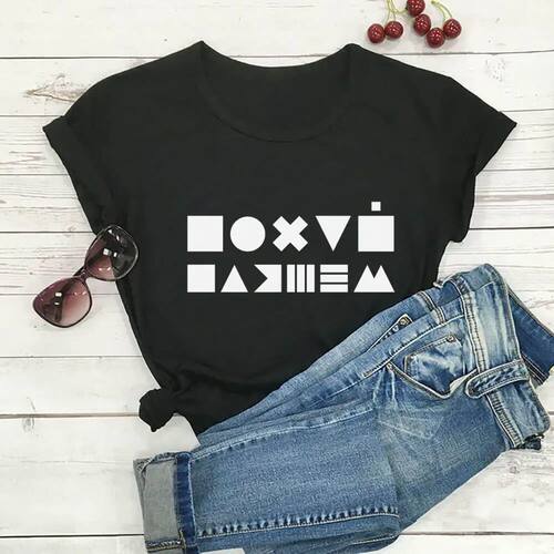Russian Cipher Russian Cyrillic Women T Shirt Funny Summer C