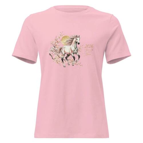 Creative Year of The Horse 2026 Cherry Blossom Lunar New Yea