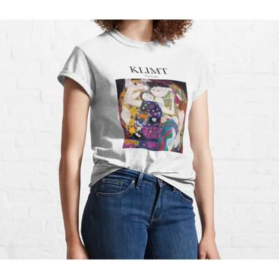 Gustav Klimt The Virgin T shirt 100 Premium Quality