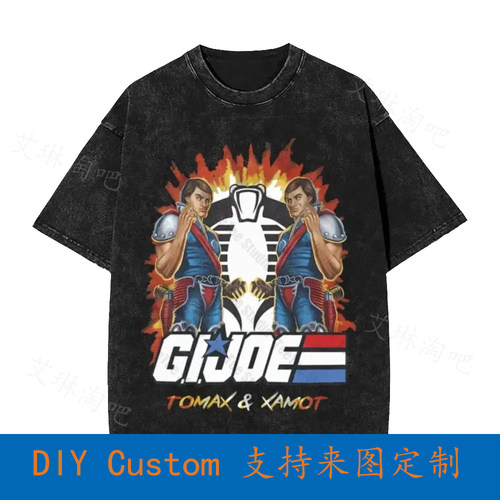 Tomax And Xamot Gi Joe Vintage Oversized T-Shirt 17N9