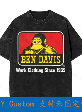 Ben Davis Vintage Oversized T-Shirt Men Classic Logo 418L