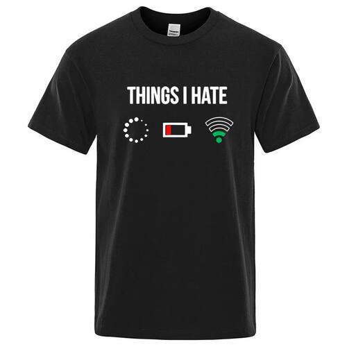 Men's Summer High Quality Cotton Blend Funny Printed T-Shirt