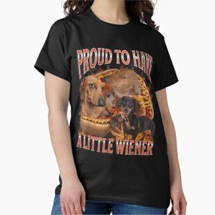 Proud To Have A Little Wiener Dachshund T-shirt For Men Wome