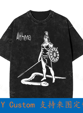 Athena Of Greek Mythology  Oversized T-Shirt ZUDV