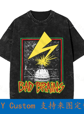 Bad Brains American Hardcore Punk Band  Oversized T-Shirt RY