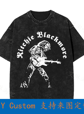 Ritchie Blackmore Guitarist Crazy Vintage Oversized T-Shirt