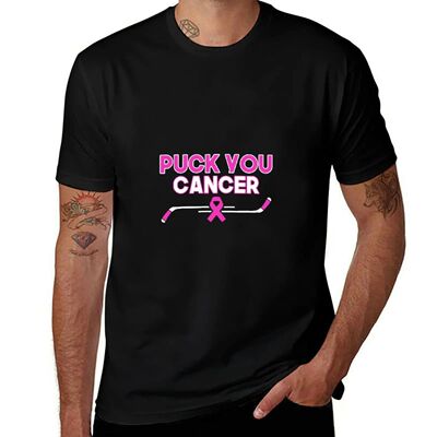 Puck You Cancer! T-Shirt Quick Dry Outdoor Sports T-Shirt