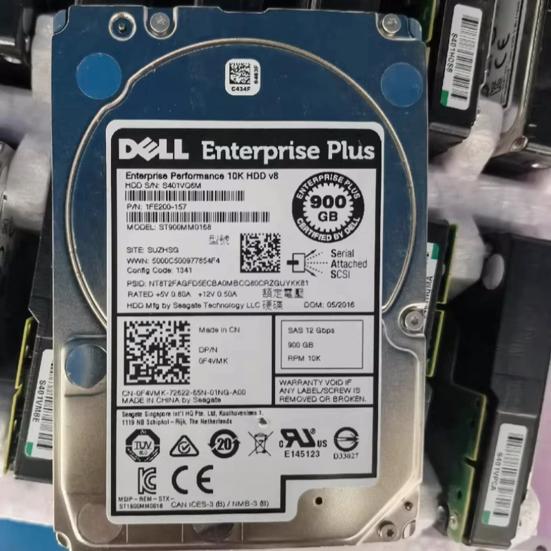 DELL/戴尔 EQ 900G 10K SAS 2.5寸 12GB ST900MM0168 硬盘 0F4VMK
