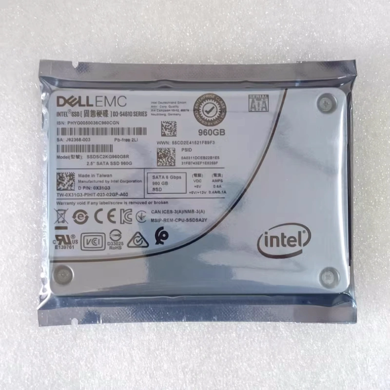 DELL X31G3 0X31G3 SSDSC2KG960G8R 固态硬盘960G SATA SSD 2.5寸