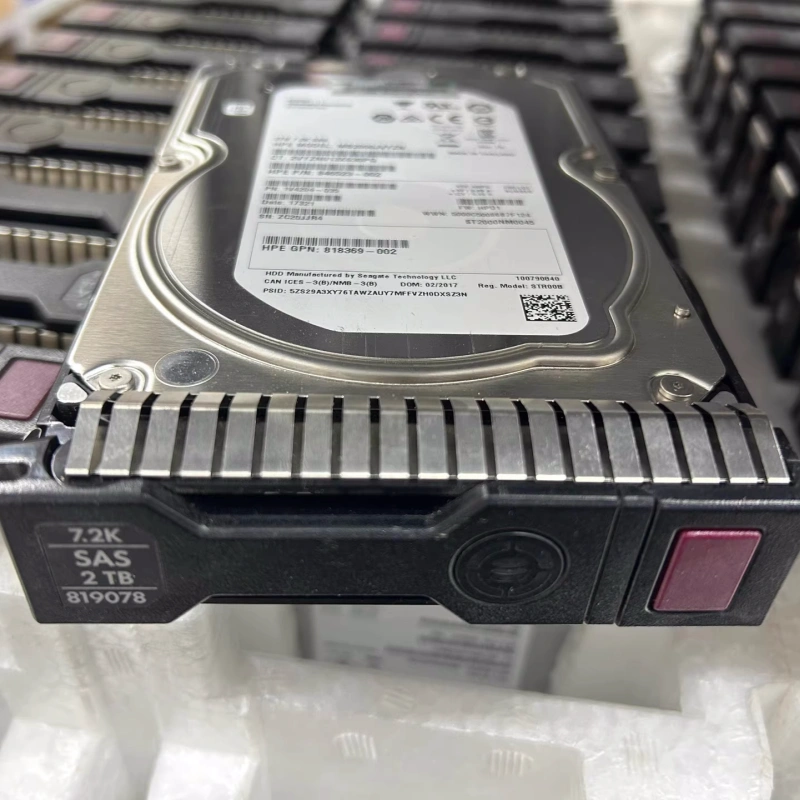 H Gen8 Gen9服务器硬盘819078-001 818365-B21 2TB 7.2K SAS 3.5