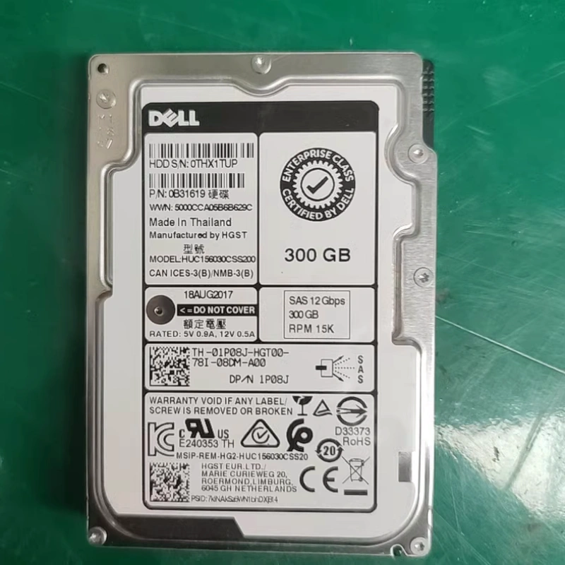 DELL 0B31619 HUC156030CSS200硬盘SAS 12G 300G15K 01P08J 1P08J