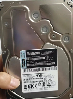 联想 SR550 服务器硬盘7XB7A00052 00YK041 6T 6TB SATA 3.5 7.2K
