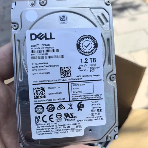DELL R730 R740 R750硬盘 0G2G54 ST1200MM0099 1.2T 10K SAS 12G