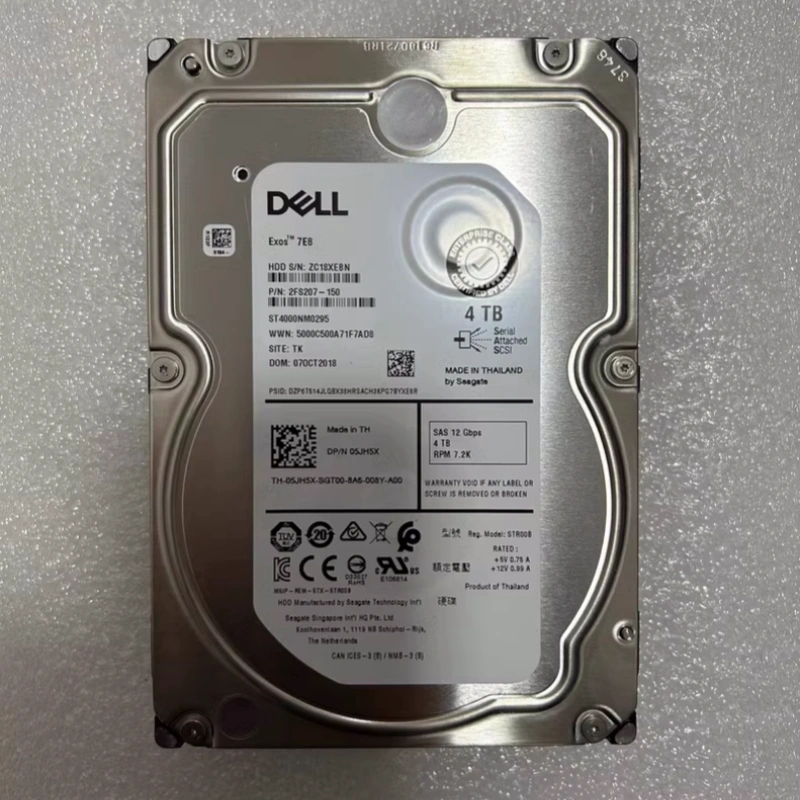 DELL R730 R740 T630 硬盘 ST4000NM0295 05JH5X 4T SAS 12GB 3.5