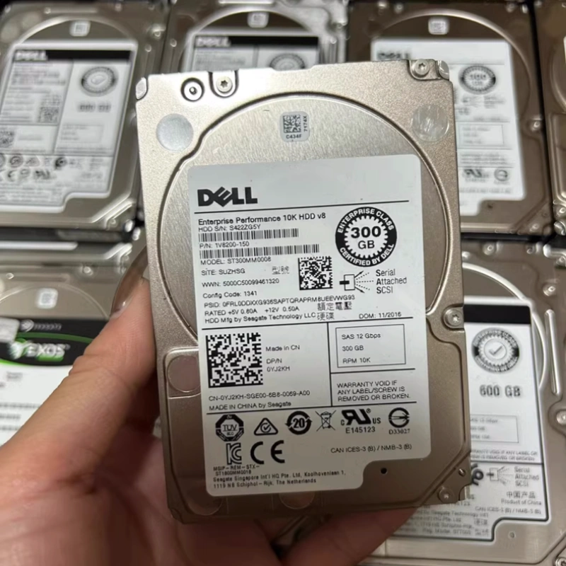 Dell/戴尔 YJ2KH 300GB SAS 2.5 10K 12Gb ST300MM0008服务器硬盘