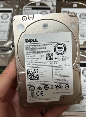 Dell/戴尔 YJ2KH 300GB SAS 2.5 10K 12Gb ST300MM0008服务器硬盘
