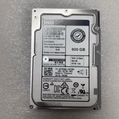 DELL HUC156060CSS204 0TRCN6 TRCN6 600G 12Gb 15K 2.5 SAS 硬盘