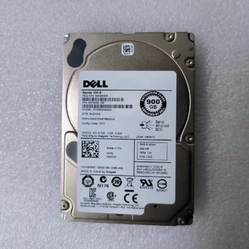 希捷/DELL ST900MM0006 02RR9T 900G SAS 10K 6Gb 2.5 R730服务器