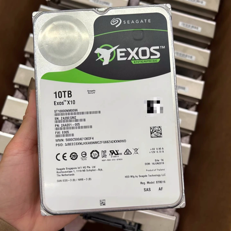 希捷 ST10000NM0096 10T SAS7.2K EXOSX SAS接口服务器