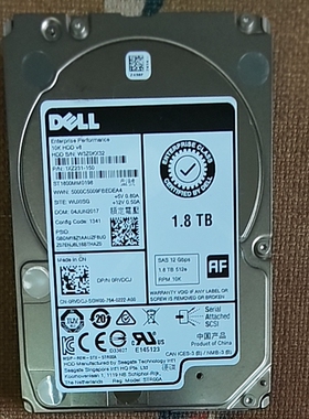 戴尔DELL 1.8T 10K 12G SAS 2.5寸ST1800MM0198服务器硬盘FR6W6