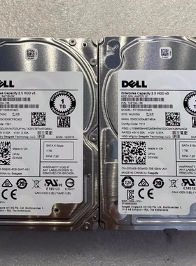 DELL 戴尔 031N08 ST1000NX0423 服务器硬盘1T 2.5 7.2K SATA 6gb