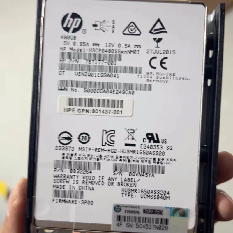 HP3PAR480G2.5寸SSDSAS806