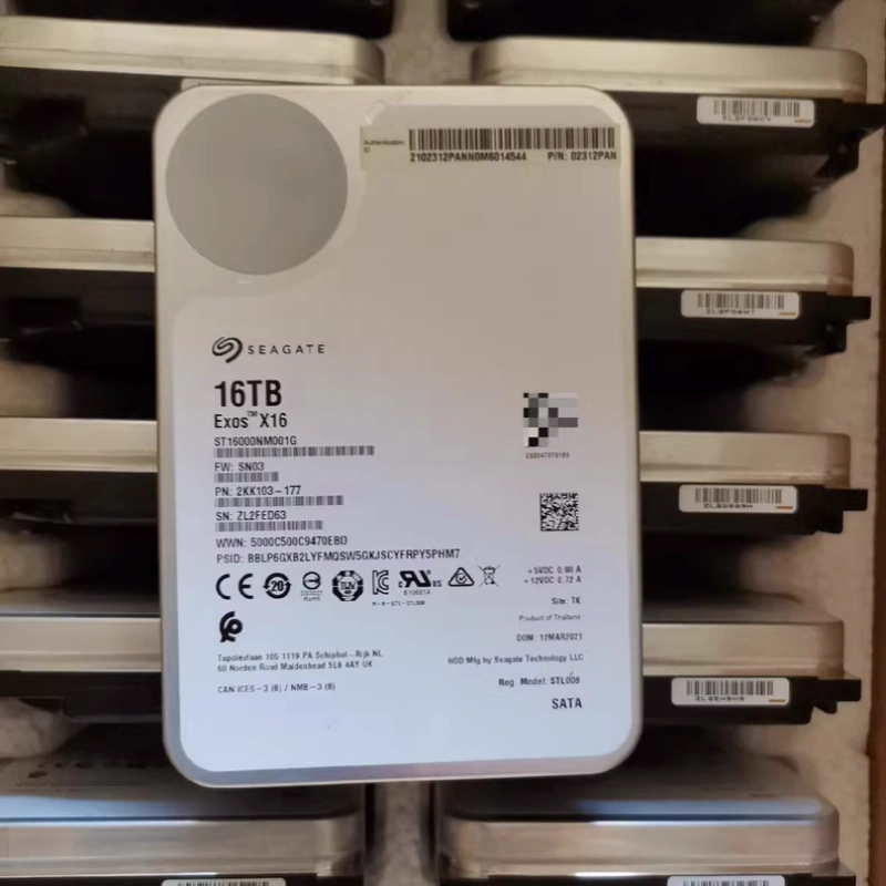 原装服务器盘 16T SATA 6Gb/s 7.2k 256M 3.5寸 02312PAN 希捷16T