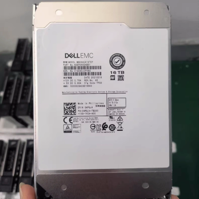 DELL EMC MG08ACA16TEY 0HPGJ4原装硬盘 16TB SATA 3.5 7.2K 16TB