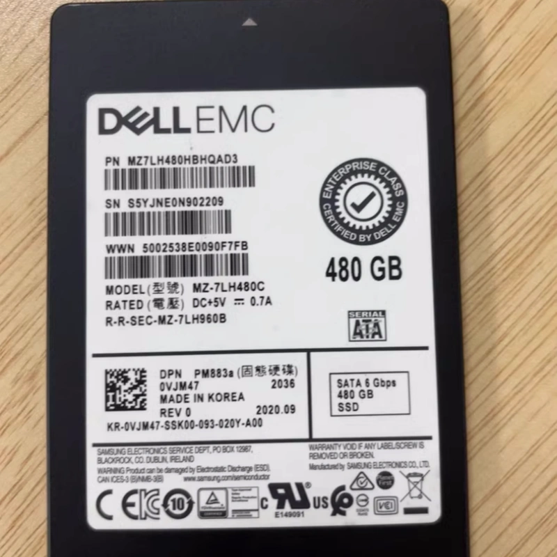 DELL 0VJM47 MZ-7LH480C 固态硬盘 480GB SATA 2.5寸 6Gb/s SSD