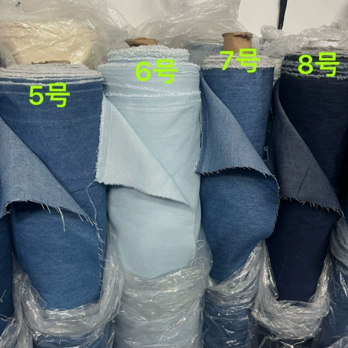 Тонкая хлопковая джинсовая мягкая комфортная дышащая рубашка для отдыха, платье, юбка, штаны, цвет, делается под заказ