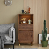 北欧实木电视边柜现代简约客厅斗柜立柜卧室轻奢收纳柜沙发收纳柜