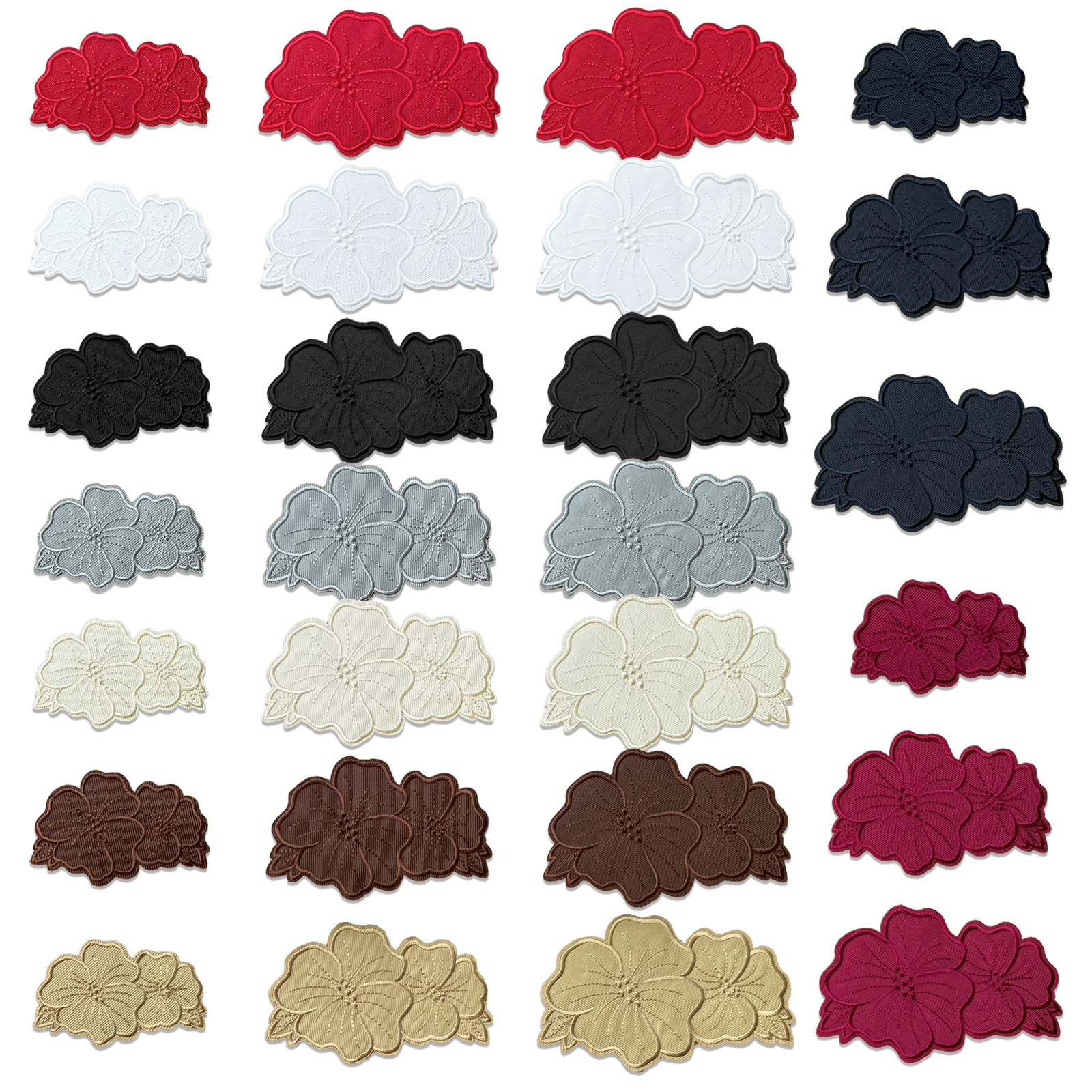 大中小号花朵补丁贴布贴