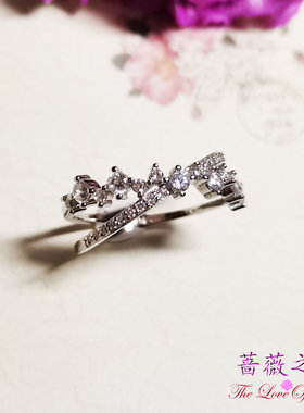 蔷薇之恋暗夜星辰轻奢S925银交叉