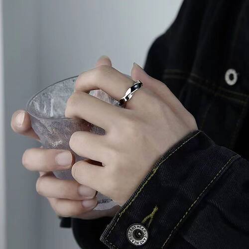 复古戒指男潮单身戒指小众设计