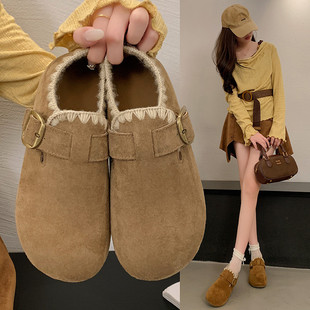 女2025秋季 巨好看豆豆鞋 新款 博肯单鞋 软底不累脚 休闲乐福鞋 勃肯鞋