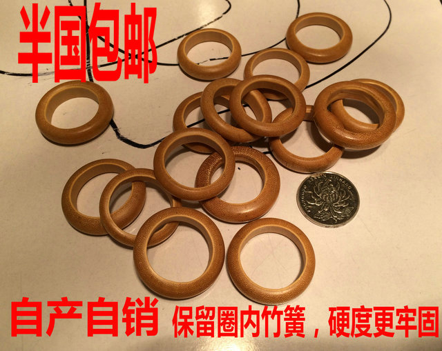 文玩手把件金蟾配件 串珠竹刻留根雕