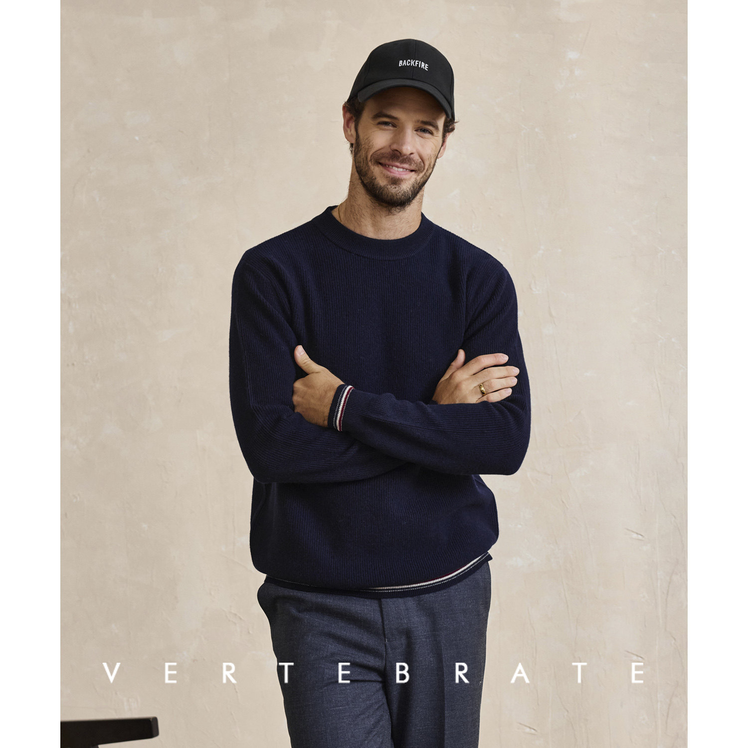 脊椎动物男装山羊绒绵羊毛混纺休闲套头针织毛衣欧美红白蓝织撞色,男装,针织衫/毛衣,淘宝优惠券,粉丝福利购,淘宝优惠卷