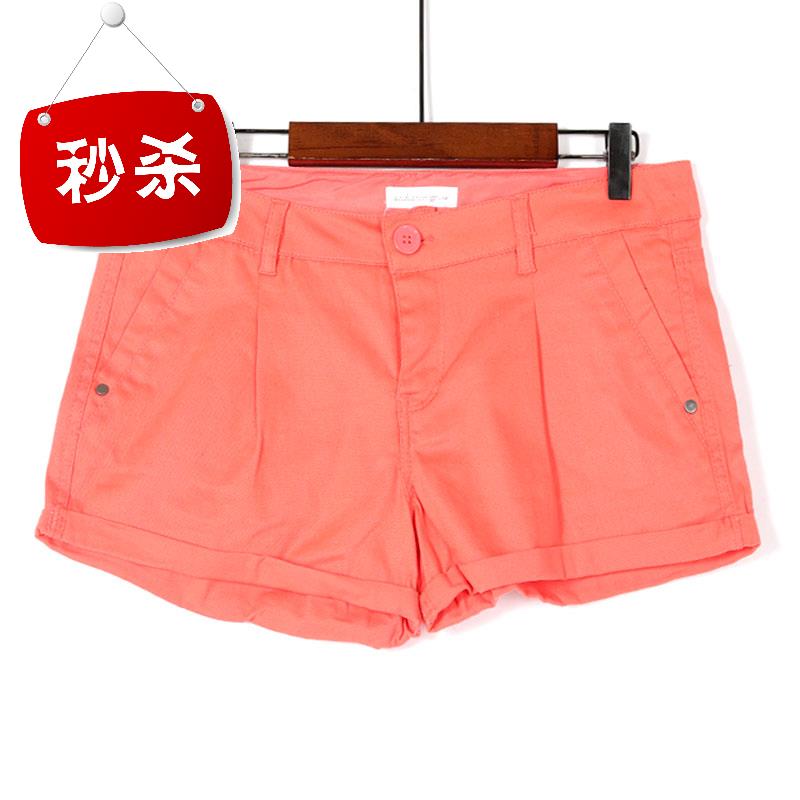 夏装新品纯色女装休闲卷边沙滩短裤热裤打底裤A字宽松阔n腿外穿潮|msdalam kategori Butik wanita / wanita, seluar, seluar santai - dari Buy2taobao.com untuk memberikan perkhidmatan ejen Taobao profesional membeli