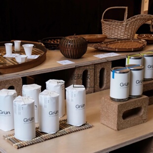 环保轻便空心秸秆砖创意承重商业艺术装置咖啡店书店可持续材料