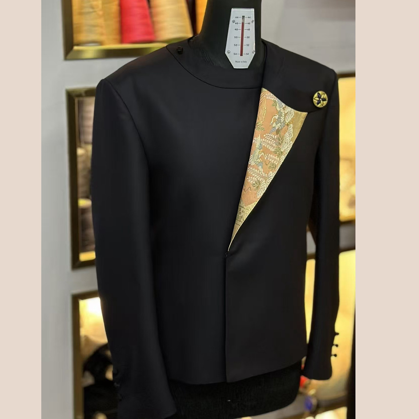 覆盖全国上门定制服务海宪森品牌男装新中式礼服高级定制咨询预约