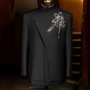 覆盖全国上门定制服务海宪森品牌男装新中式礼服高级定制咨询预约